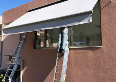 nyfan και σκέπαστρο αλουμινίου Tenta baras me pani nyfan kai skepastro alouminiou